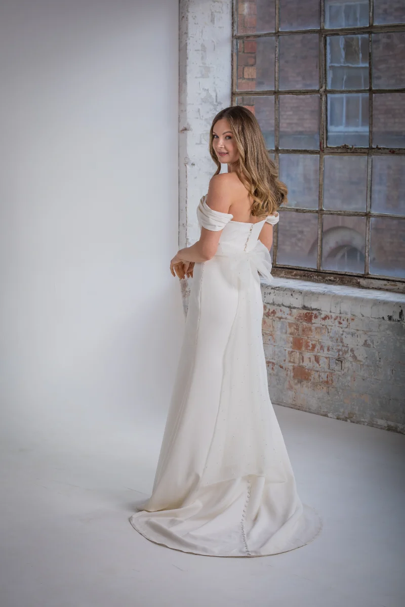 Camden Crepe Wedding Dress with Pearl Bow Orchid Collection Natalya James 2025-103.png