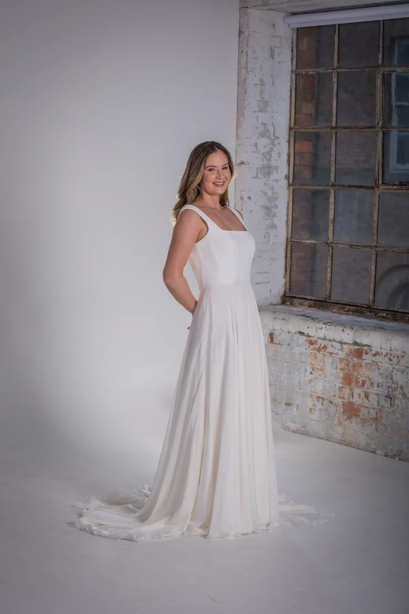 Mackenzie main square neck Chiffon Wedding Dress side Orchid Colelction Natalya James 2025-287.png